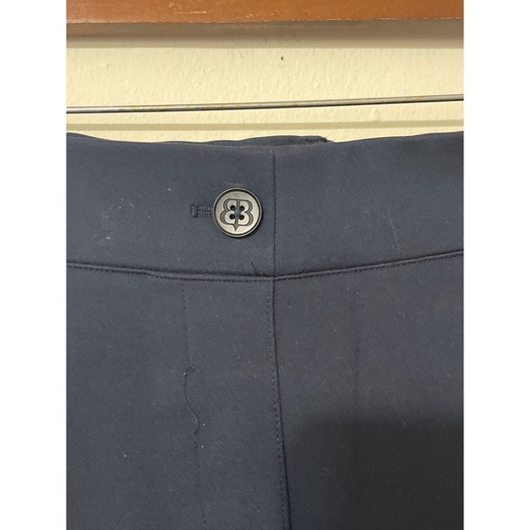 Betabrand Womens Size S Navy Blue Skinny Leg Dress Pants Stretch Twill - Picture 4 of 7